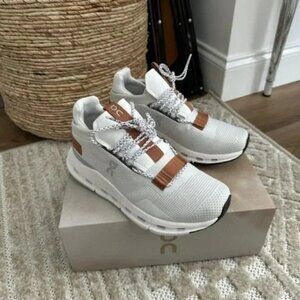 ON Running Cloudnova Women's Shoes White Pearl
